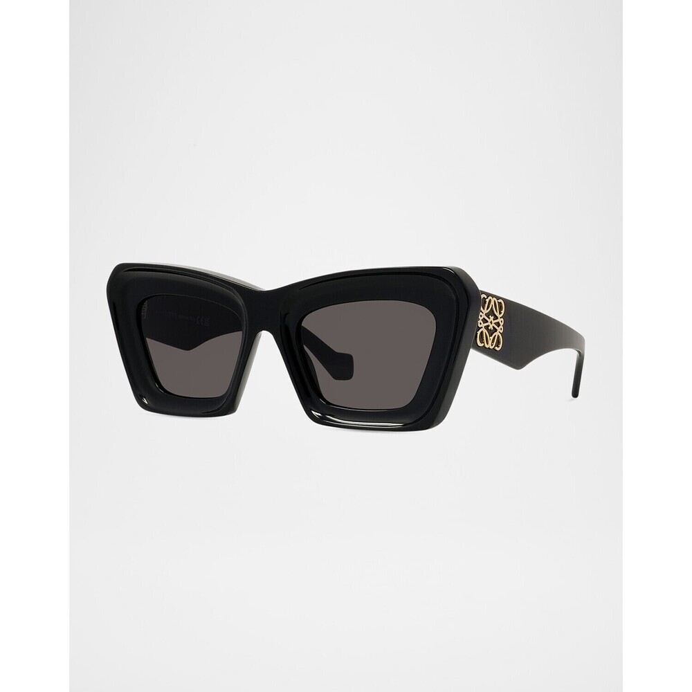 Loewe LW40145I Sunglasses Shiny Black Acetate/Metal